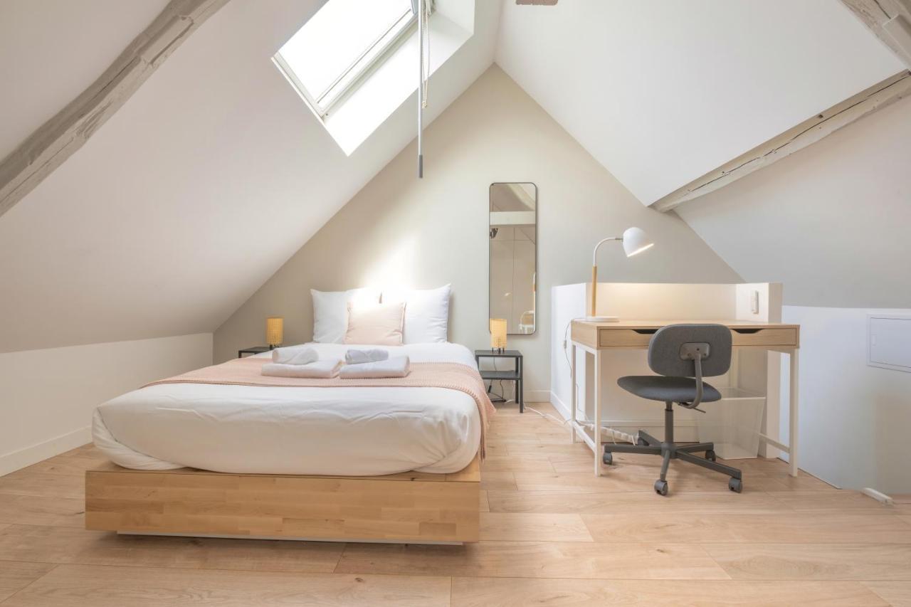 Triplex Cosy Apartment Reims Exterior foto